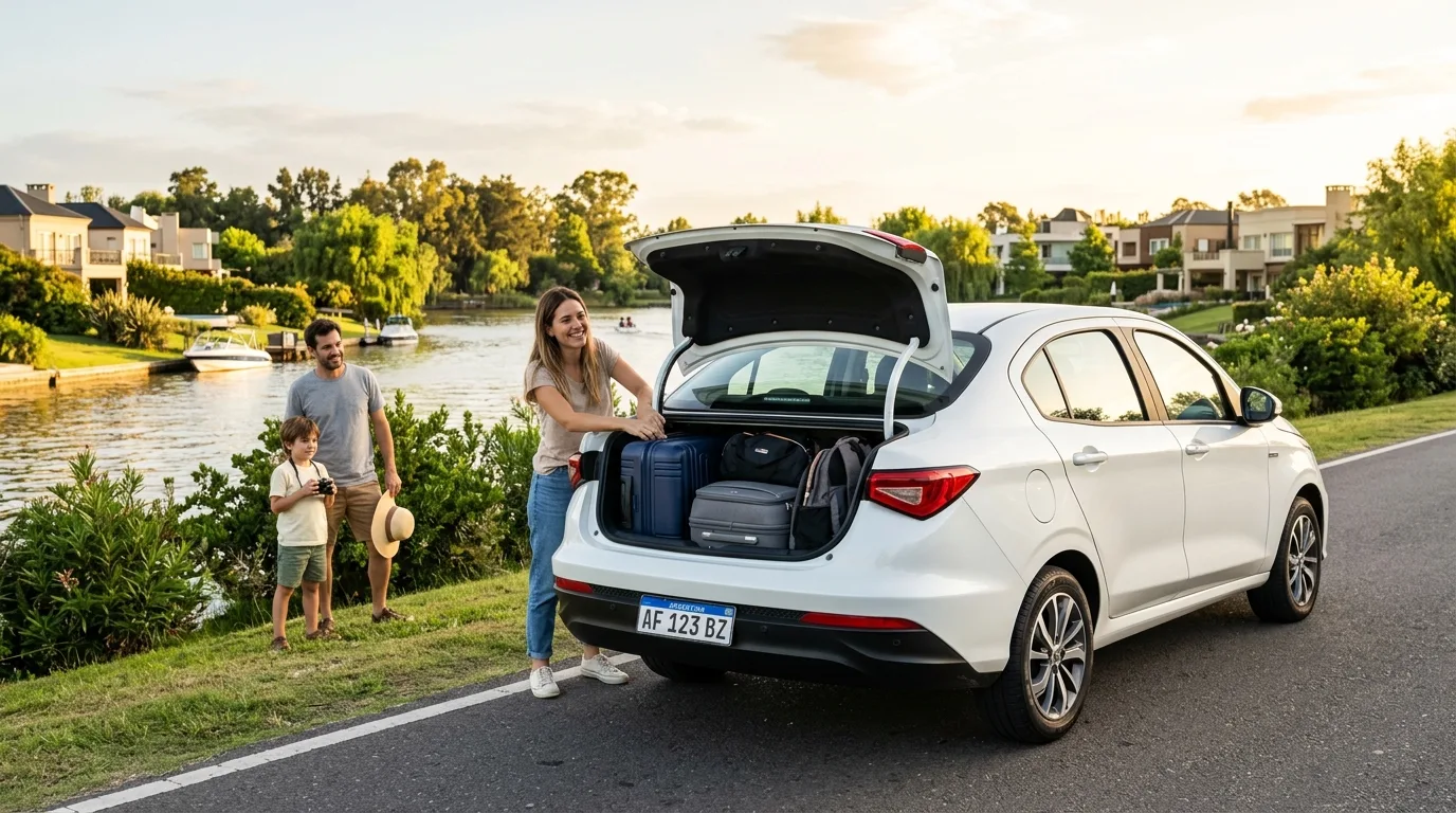Fiat Cronos para viajes familiares con baúl amplio